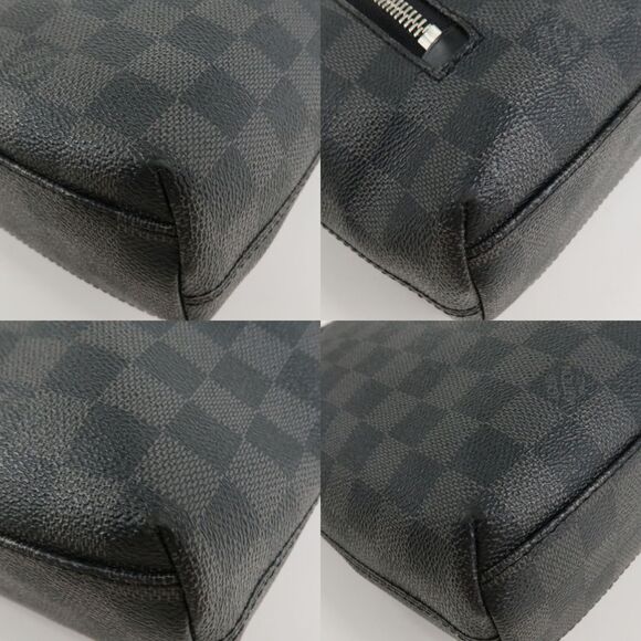 💎✨BEAUTIFUL✨💎 Authentic LOUIS VUITTON Damier Graphite Mick PM Black Bag - Picture 7 of 7